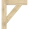 Ekena Millwork Traditional Block Rough Sawn Bracket, Douglas Fir, 6"W x 32"D x 36"H BKT06X32X36TRA05RDF - alternate 2